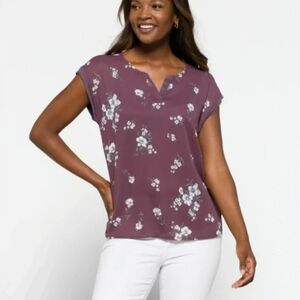 Papermoon Plum Floral Blouse